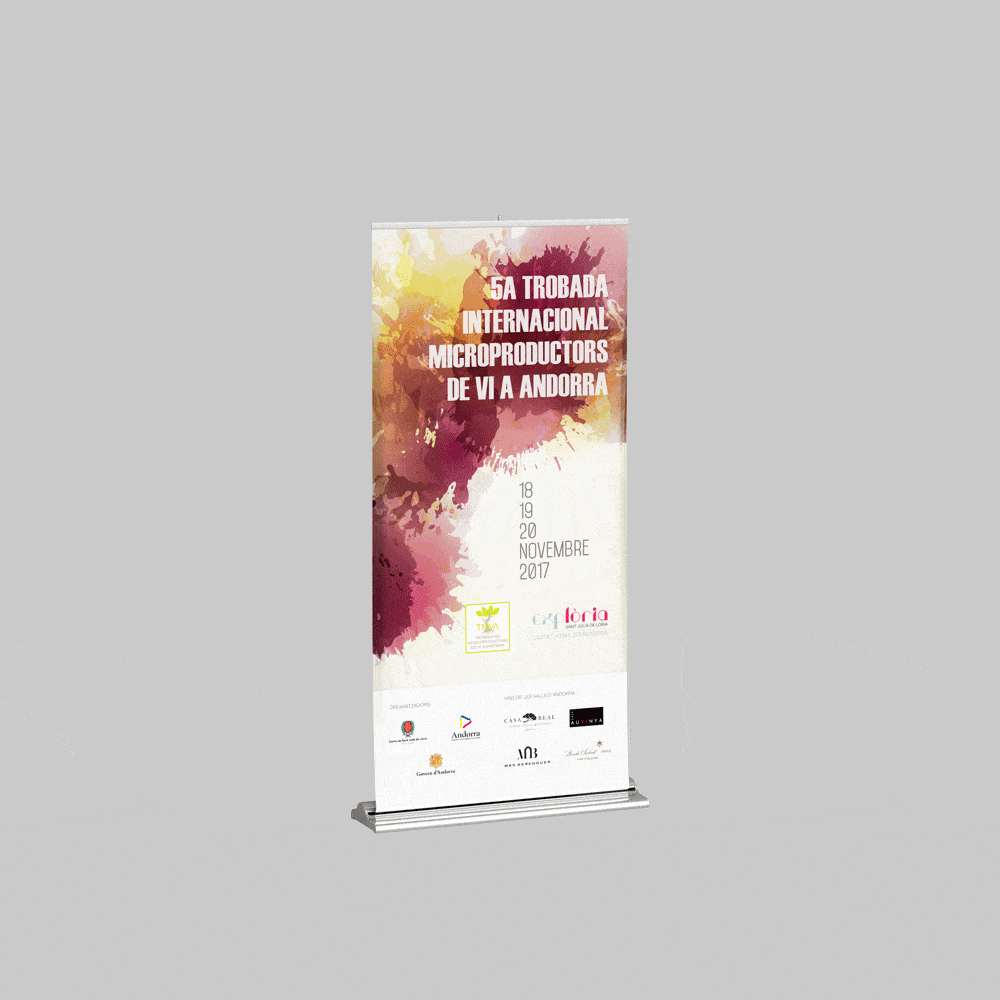 IMATGE GRÀFICA 5a TROBADA INTERNACIONAL DE MICROPRODUCTORS DE VI A ANDORRA